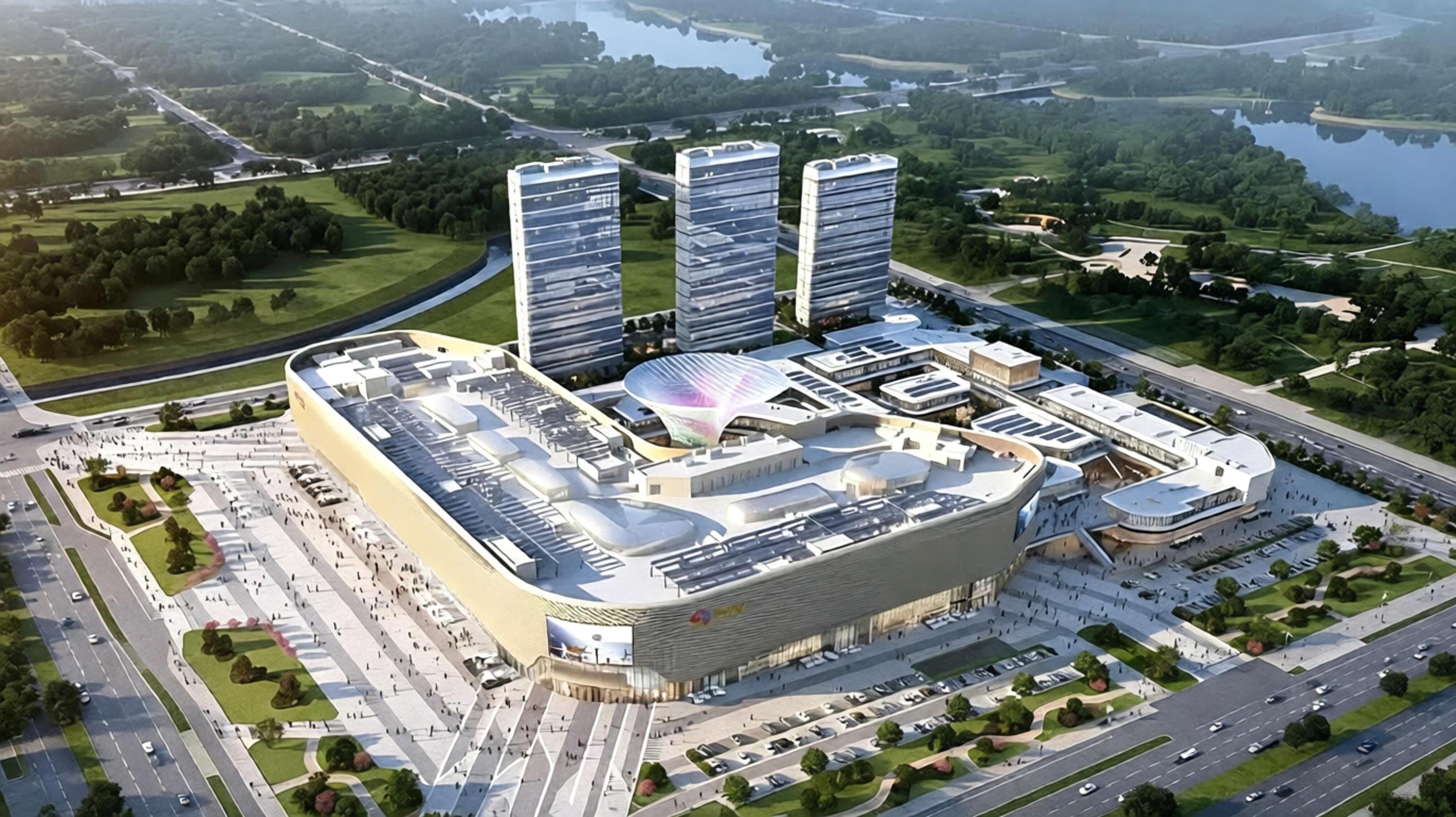 深耕城市标杆｜格瑞特智慧楼控成功落地淮南高新中央公园综合体